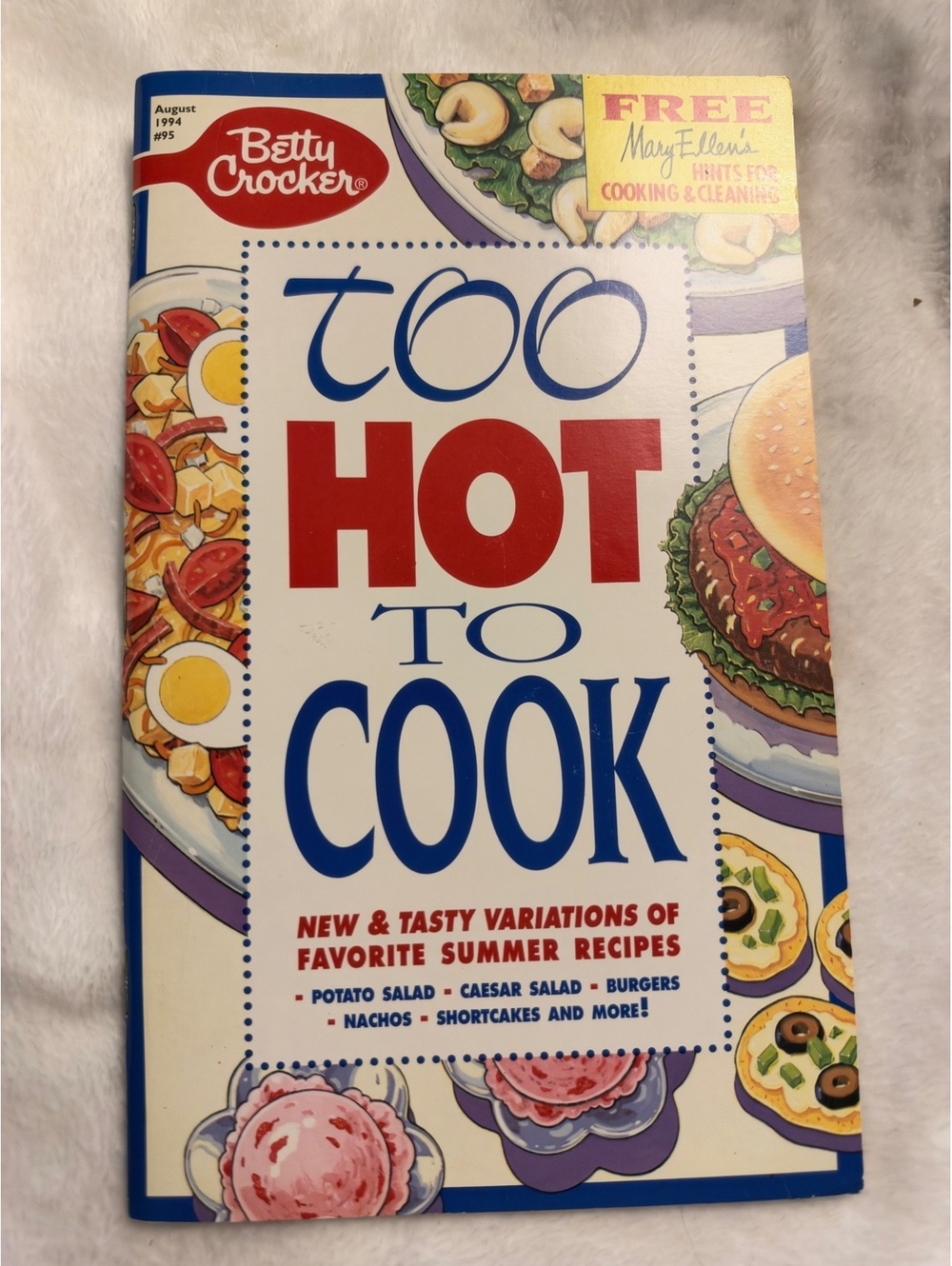 Betty Crocker Too Hot to Cook Magazine August 1994